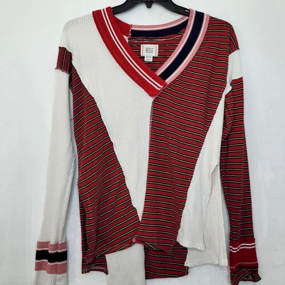 BDG Urban Outfitters Frazer‎ Spliced Slouchy Sweater Size XS